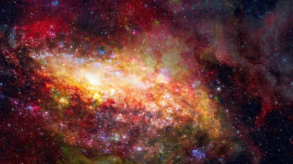 Supernova Explosion Glowing Nebula Background Elements Image Furnished Nasa — Stock Photo, Image