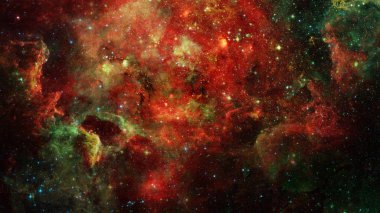 Galaxy ve bulutsu. Alan arka plan soyut. Bu görüntü döşenmiş Nasa tarafından unsurları.