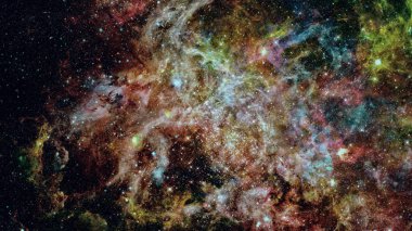 Bulutsusu ve galaksilerin uzayda. Cosmos gökyüzü. Nasa tarafından döşenmiş bu görüntü unsurları.