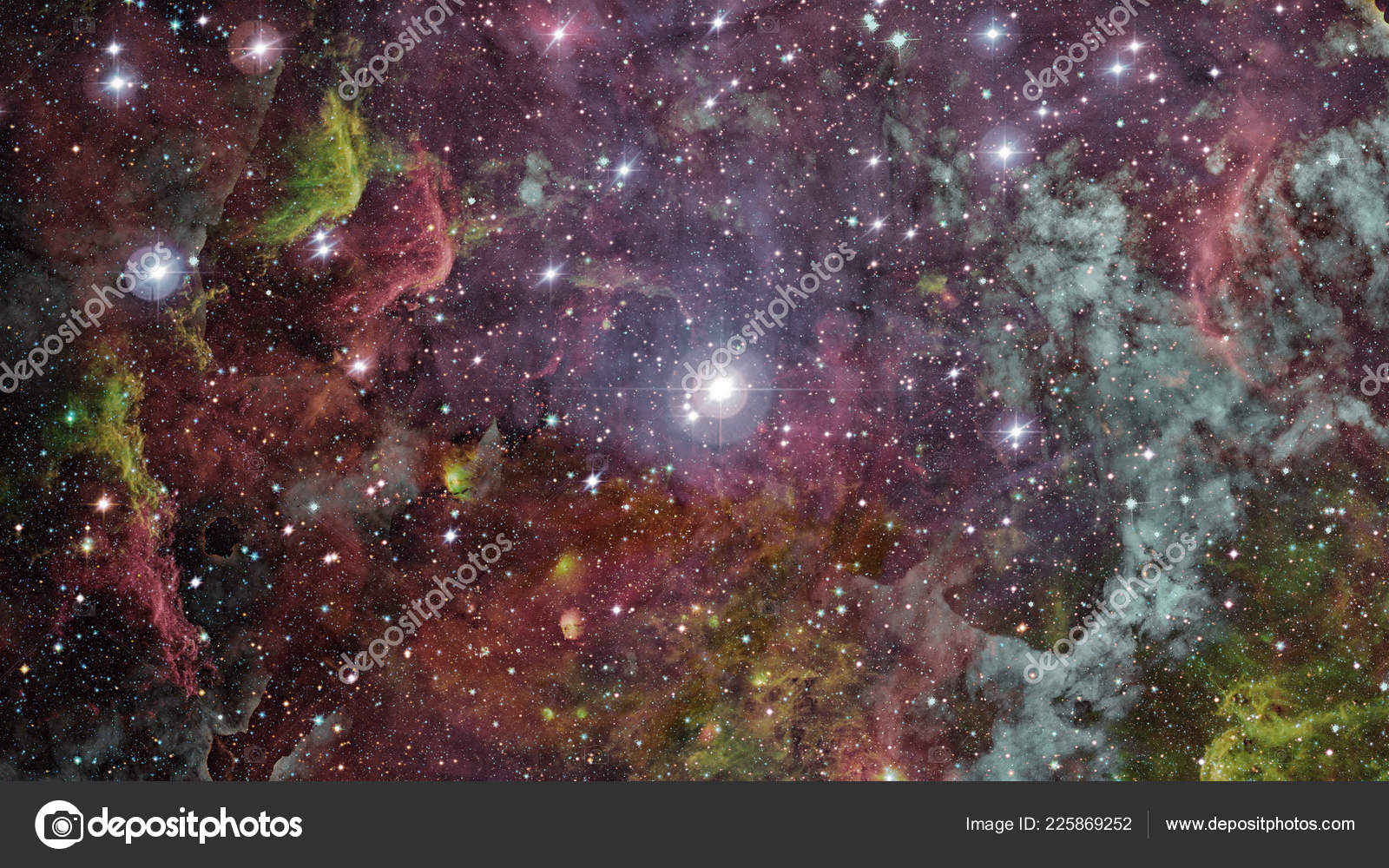 Nebula Space Galaxy Background Elements Image Furnished Nasa