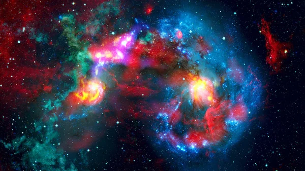 Galaxia Nebulosa Fondo Espacio Abstracto Elementos Esta Imagen Amueblado Por — Foto de Stock