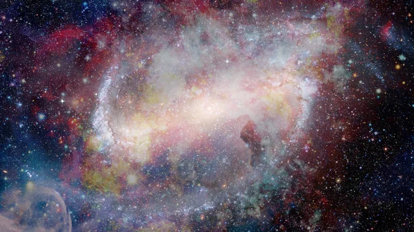 Nuvens Coloridas Nebulosa Versão Combinada Imagem Telescópio Espacial Hubble Elementos — Fotografia de Stock