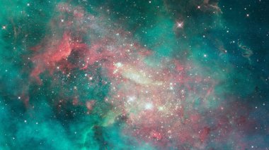 Bulutsusu ve galaksilerin uzayda. Fütüristik arka plan. Nasa tarafından döşenmiş bu görüntü unsurları.