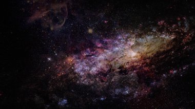 Bulutsusu ve derin uzay, gizemli evren yıldızlarda. Nasa tarafından döşenmiş bu görüntü unsurları