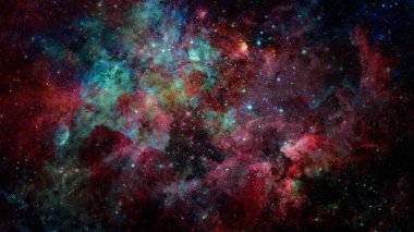 Bulutsusu ve derin uzay yıldızlarda. Evren gökada. Nasa tarafından döşenmiş bu görüntü unsurları.