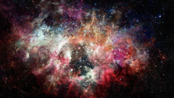 Galaxy ve bulutsu. Büyülü arka plan. Bu görüntü döşenmiş Nasa tarafından unsurları