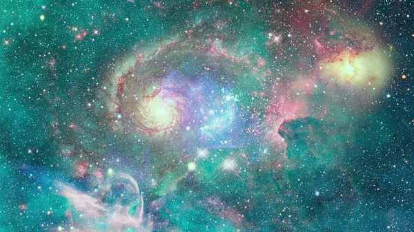 Galaxia Nebulosa Fondo Espacio Abstracto Elementos Esta Imagen Amueblado Por —  Fotos de Stock