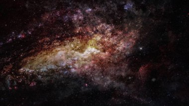 Derin uzayda Bulutsusu gaz bulutu. Eğitim arka plan. Nasa tarafından döşenmiş bu görüntü unsurları.