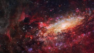 Yıldızlı uzay. Bu görüntünün elementleri NASA tarafından desteklenmektedir.