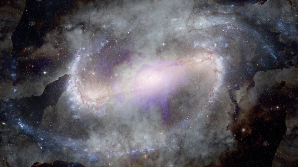 Nebula Och Stjärnor Rymden Mystiska Universum Delar Denna Bild Från — Stockfoto