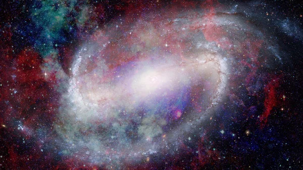 Nebula Och Stjärnor Yttre Rymden Astronomi Bakgrund Delar Denna Bild — Stockfoto