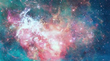 Galaxy ve bulutsu. Büyülü arka plan. Bu görüntü döşenmiş Nasa tarafından unsurları