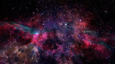 Soyut bilimsel kozmik arka plan. Bu görüntünün elementleri NASA tarafından desteklenmektedir.