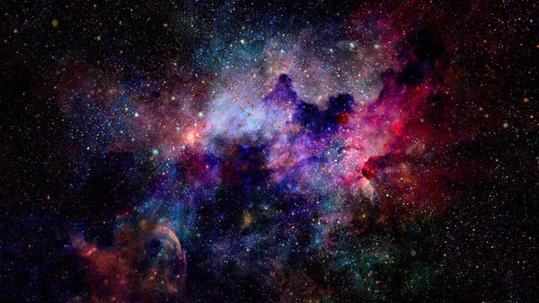 Nebulosa y galaxias en el espacio. Elementos de esta imagen proporcionados por la NASA. —  Fotos de Stock