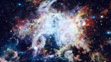 Helis Bulutsusu derin uzayda. Kozmik arka plan. Nasa tarafından döşenmiş bu görüntü unsurları.