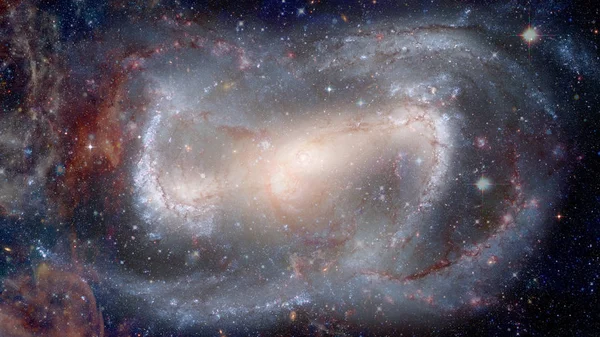 Spiralgalax Rymden Abstrakt Bakgrund Delar Denna Bild Från Nasa — Stockfoto