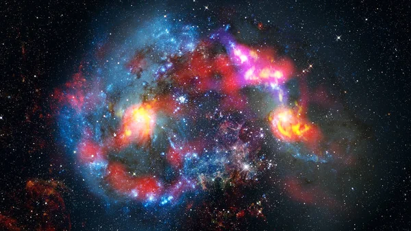 Nebulosa Espacial Colorida Galaxia Belleza Elementos Esta Imagen Proporcionados Por — Foto de Stock