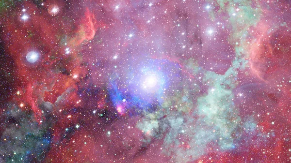 Nebula Stars Outer Space Dark Nebula Elements Image Furnished Nasa — Stock Photo, Image