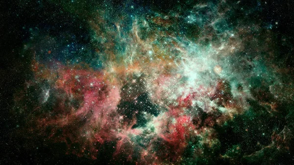 Boşluk Bulutsu Kozmik Arka Plan Nasa Tarafından Döşenmiş Görüntü Unsurları — Stok fotoğraf