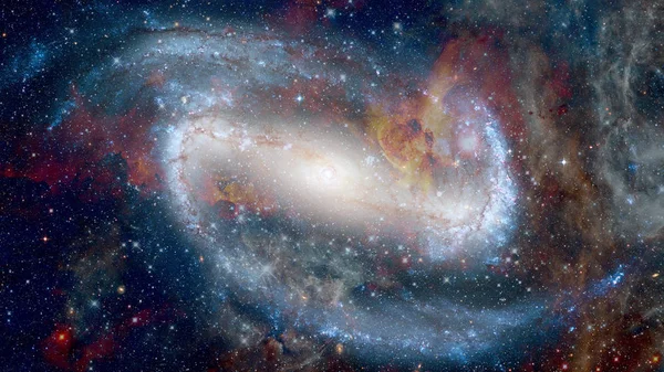 Céu Noturno Com Estrelas Nebulosa Elementos Desta Imagem Fornecidos Pela — Fotografia de Stock
