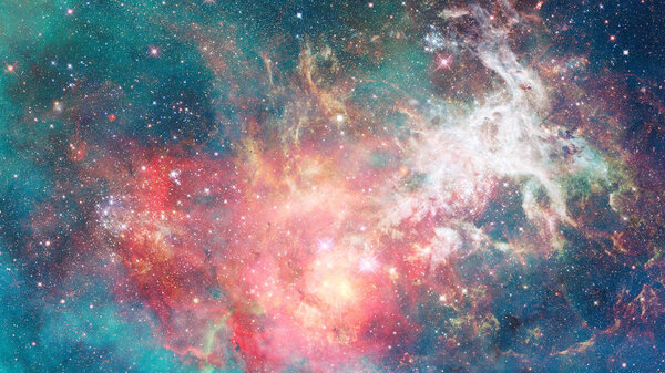 Nebula in space. Cosmic background. Elements of this image furnished by NASA.