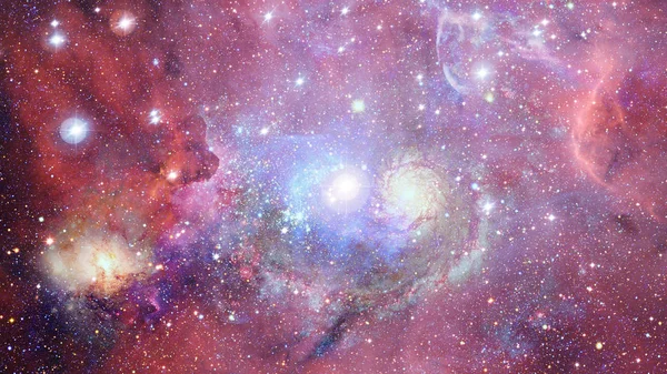 Νεφέλωμα Και Αστέρια Στο Βαθύ Διάστημα Εκρηκτική Γαλαξία Στοιχεία Αυτής — Φωτογραφία Αρχείου