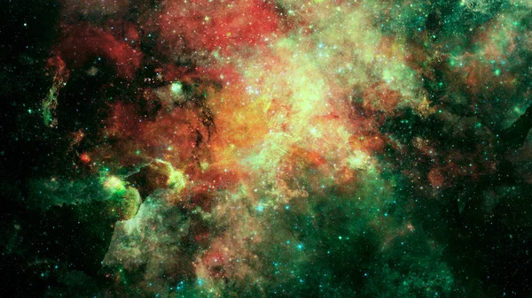 Зоряне Поле Туманність Глибокому Космосі Багато Світлових Років Далеко Від — стокове фото