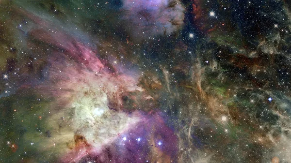 Nebel und Galaxien im All. Elemente dieses von der NASA bereitgestellten Bildes. — Stockfoto