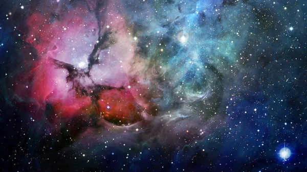 Colorful deep space. Universe concept background. Elements of this image furnished by NASA — Stock Photo, Image