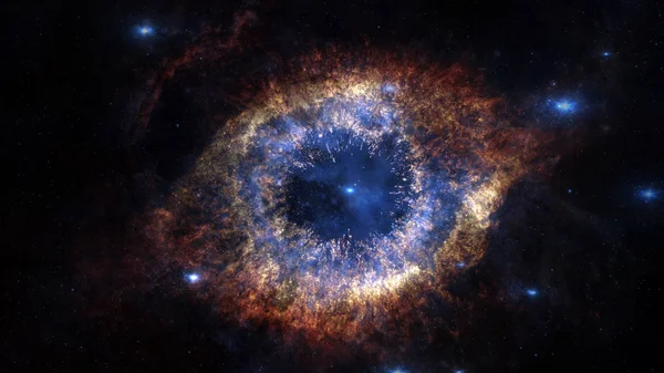 Yttre rymden konst. Nebulosor, galaxer och ljusa stjärnor. Delar av denna bild möblerad av NASA — Stockfoto