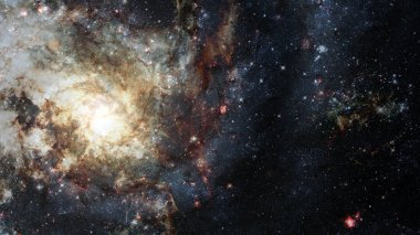 Kozmik sanat, bilim kurgu, sonsuz derin uzay. Nasa tarafından döşenmiş bu görüntünün elemanları