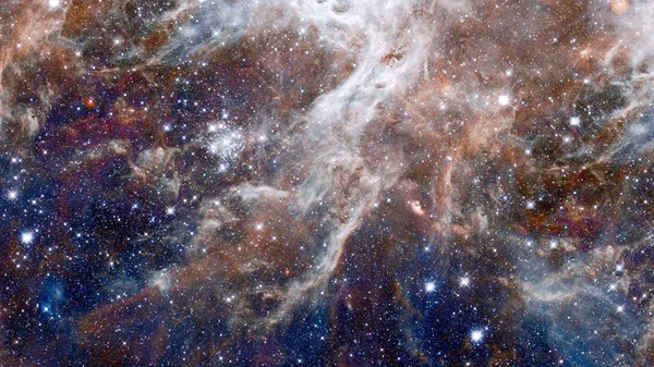 Nebulosa y galaxias en el espacio profundo. Los elementos de esta imagen furnis —  Fotos de Stock