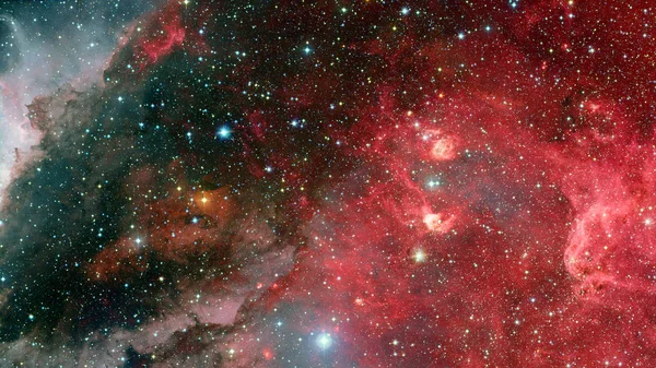 성운 밤 별이 빛나는 하늘 색상입니다. 다색 우주 공간입니다. Nasa가 제공하는 이 이미지의 요소 — 스톡 사진
