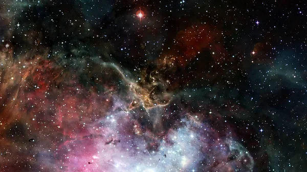 Yıldızlarla arka plan gecesi gökyüzü. Nasa tarafından döşenmiş bu görüntünün elemanları