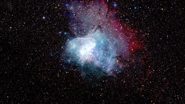 宇宙のどこかに素晴れらしい美しい星雲です。Nasa から提供されたこのイメージの要素 — ストック写真