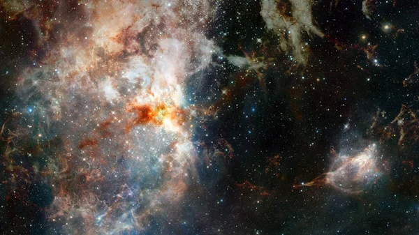 우주 풍경, 아름다운 공상 과학 소설 벽지. Nasa가 제공하는 이 이미지의 요소 — 스톡 사진