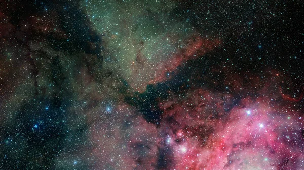 Nacht hemel met veel glanzende sterren, natuurlijke astro achtergrond. Element van dit beeld geleverd door NASA — Stockfoto