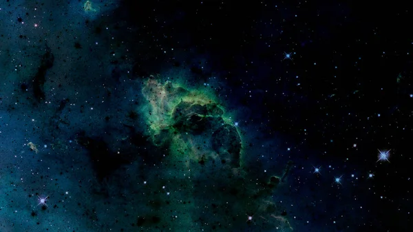 Universo colorido brilhante abstrato. Nebulosa noite céu estrelado. Elementos desta imagem fornecidos pela NASA — Fotografia de Stock