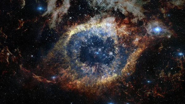 星雲の夜空。NASAによって提供されたこの画像の要素. — ストック写真