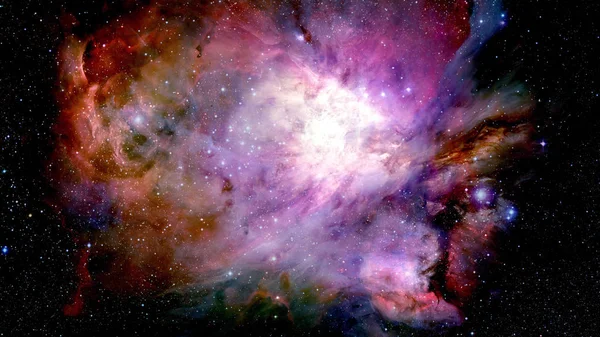 Nebula night sky. Elements of this image furnished by NASA. — Stock Photo, Image