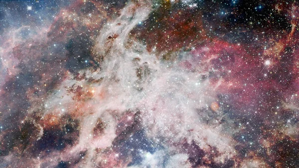 Abstrakcyjny, jasny, kolorowy wszechświat. Noc mgławicy gwiaździste niebo. Elementy tego obrazu dostarczone przez NASA — Zdjęcie stockowe