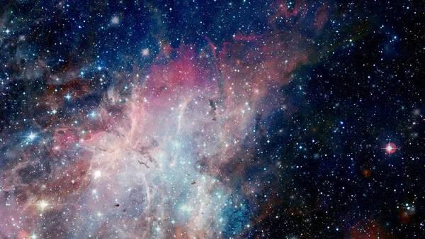 Bilhões de galáxias no universo. Fundo abstrato. Elementos desta imagem fornecidos pela NASA — Fotografia de Stock
