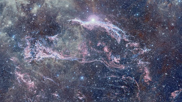 Туманность ночного неба. Элементы этого изображения предоставлены НАСА. — стоковое фото