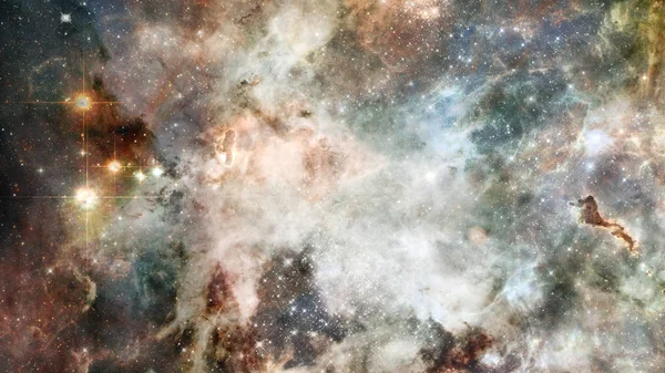 Abstraktní pestrobarevný vesmír. Noční mlhovina hvězdná obloha. Prvky tohoto snímku poskytla NASA — Stock fotografie