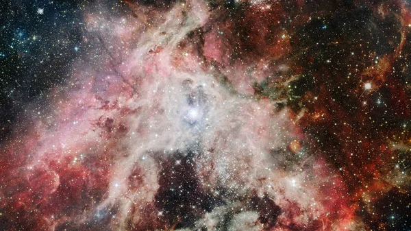 Universo colorido brillante abstracto. Nebulosa noche cielo estrellado. Elementos de esta imagen proporcionados por la NASA —  Fotos de Stock