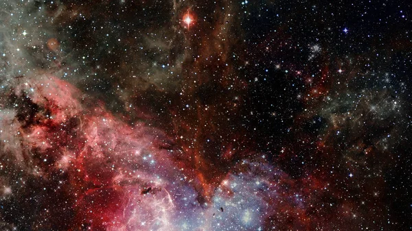 Αστρικό πεδίο υψηλής ευκρίνειας, Νυχτερινό χώρο στον ουρανό. Νεφέλωμα και γαλαξίες στο διάστημα — Φωτογραφία Αρχείου