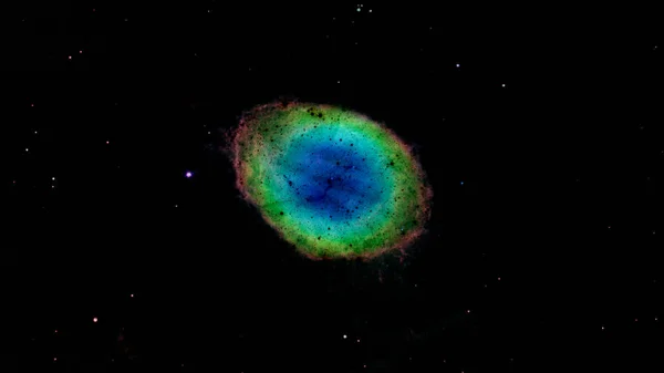 Campo estelar de alta definición, espacio nocturno. Nebulosa y galaxias en el espacio —  Fotos de Stock