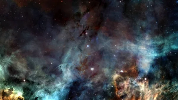 Siyah arkaplanda parlak mavi yıldız parçacık hareketi. — Stok fotoğraf