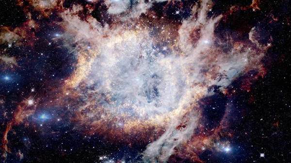 Una galaxia rebosante. Espacio abstracto. Elementos de esta imagen proporcionados por la NASA —  Fotos de Stock