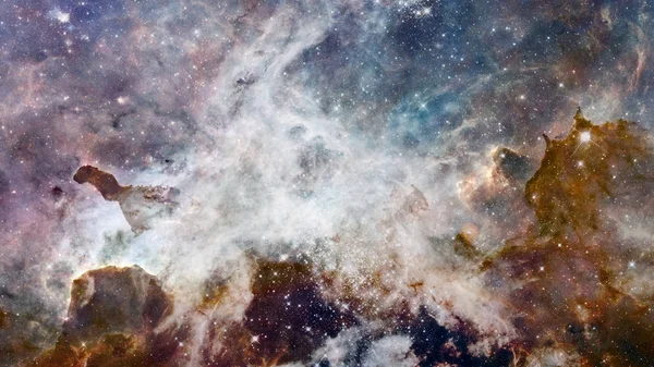 Бесконечный космический фон с туманностями и звездами. — стоковое фото